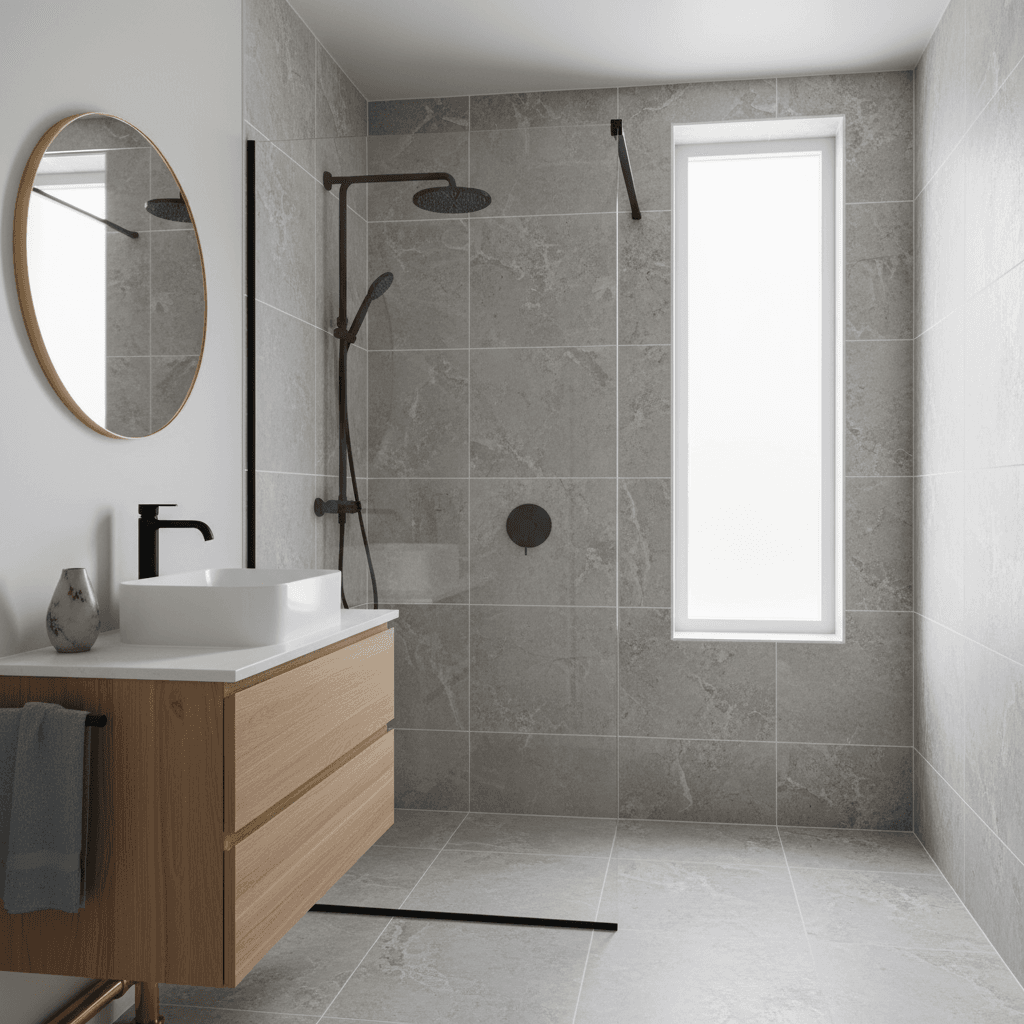 Salle de bains rénovée par les artisans ULIC